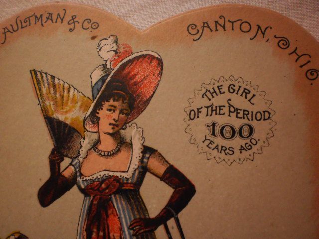 Trade Card Advertisement Fan - C. Aultman & Co. Trade Card Advertisement Fan - C. Aultman & Co.