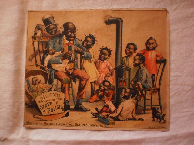 Trade Card - Dixon's Stove Polish - Black Americana Trade Card - Dixon's Stove Polish - Black Americana