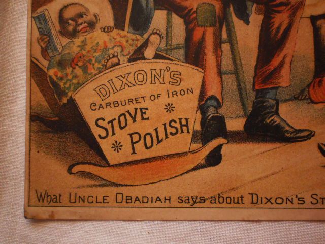 Trade Card - Dixon's Stove Polish - Black Americana Trade Card - Dixon's Stove Polish - Black Americana
