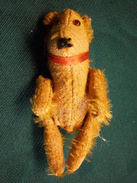 Tiny German Jointed Teddy Bear Tiny German Jointed Teddy Bear