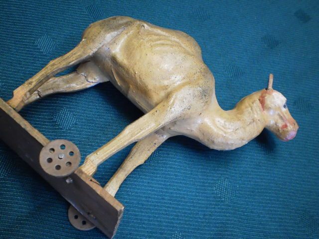 Camel on Platform - German Toy Camel on Platform - German Toy