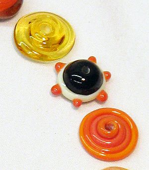 Free Shipping! "Root Beer Float" Suite of 19 Lampworked Glass Beads Ready for Your Imagination Free Shipping! "Root Beer Float" Suite of 19 Lampworked Glass Beads Ready for Your Imagination