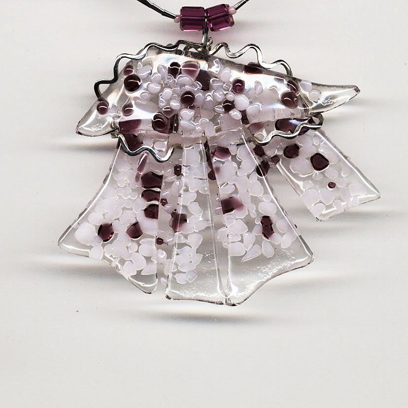 Free Shipping! Sweet, Handmade Pink & Fuchsia Necklace w/ Matching Earrings Free Shipping! Sweet, Handmade Pink & Fuchsia Necklace w/ Matching Earrings