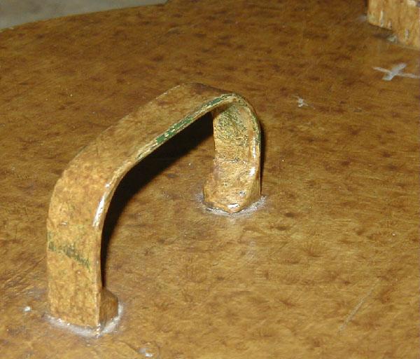 Very Large Grain-Painted Birdseye Maple Norwegian Tina Very Large Grain-Painted Birdseye Maple Norwegian Tina