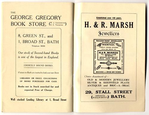 1940, Roman Baths, Bath, England, Travel Souvenir Booklet, Archeology 1940, Roman Baths, Bath, England, Travel Souvenir Booklet, Archeology