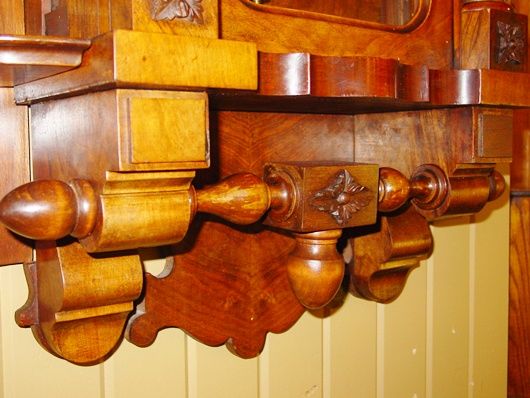 Impressive Becker Vienna regulator clock side mounted shelves Impressive Becker Vienna regulator clock side mounted shelves