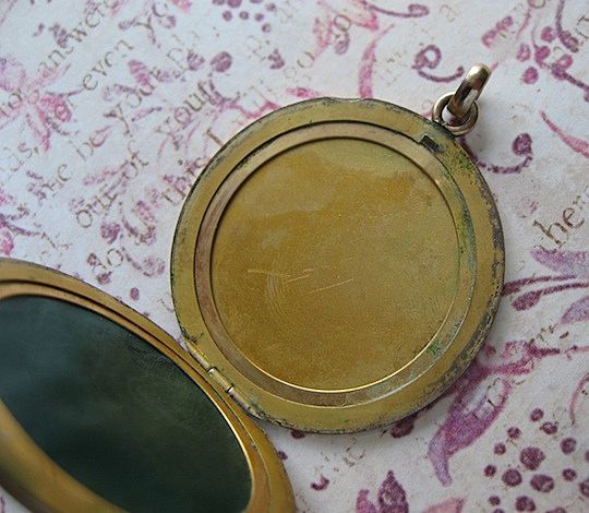 Large Victorian Hallmarked Locket With Engine Turned Design and Monogram Large Victorian Hallmarked Locket With Engine Turned Design and Monogram