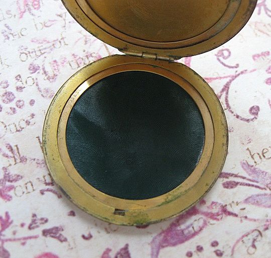 Large Victorian Hallmarked Locket With Engine Turned Design and Monogram Large Victorian Hallmarked Locket With Engine Turned Design and Monogram