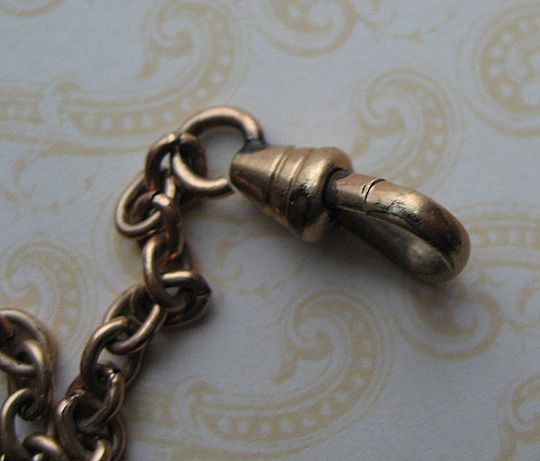Victorian Mesh Watch Chain With Floral Etruscan Fob R & F Hallmark Victorian Mesh Watch Chain With Floral Etruscan Fob R & F Hallmark