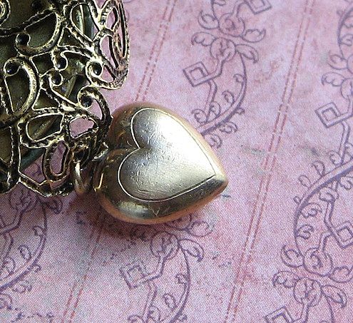 Vintage Artisan Rose Motif Assemblage Bracelet With Celluloid Vintage Artisan Rose Motif Assemblage Bracelet With Celluloid