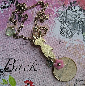 Vintage Artisan Optical Lens Collage Pendant Necklace Vintage Artisan Optical Lens Collage Pendant Necklace