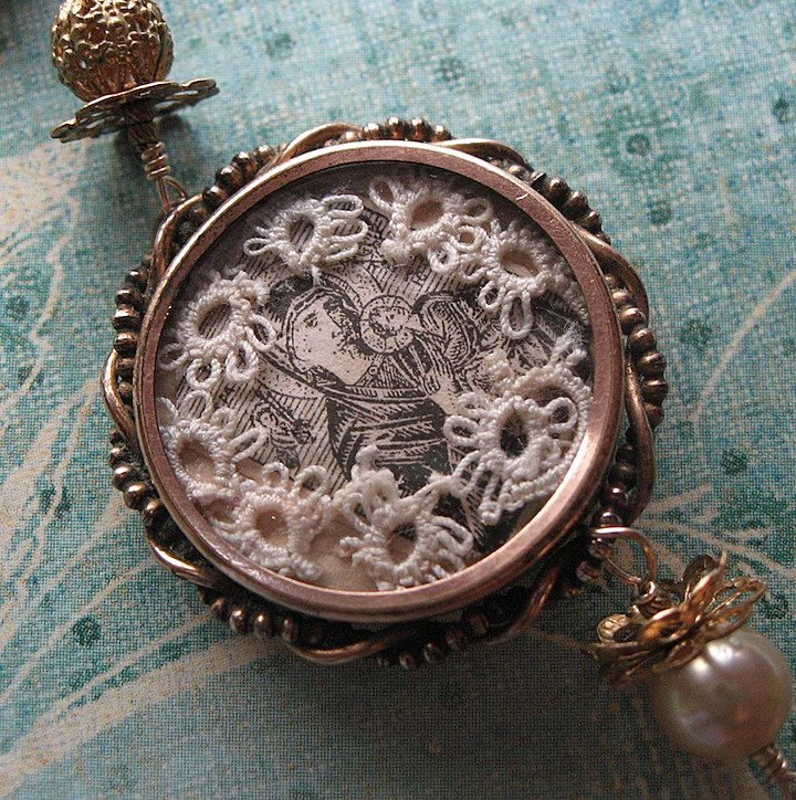 Vintage Artisan Faith Necklace Of Our Lady Of Perpetual Help Vintage Artisan Faith Necklace Of Our Lady Of Perpetual Help