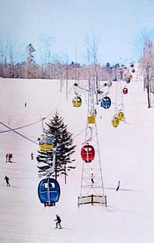 Mount Snow Enameled Travel Souvenir Charm Mount Snow Enameled Travel Souvenir Charm
