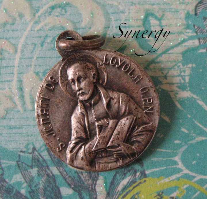 French St. Loyola/St. Francis Medallion French St. Loyola/St. Francis Medallion