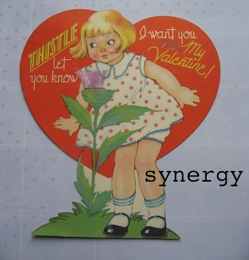 Silky Thistle Flower Valentine By The Fairfield Line Silky Thistle Flower Valentine By The Fairfield Line