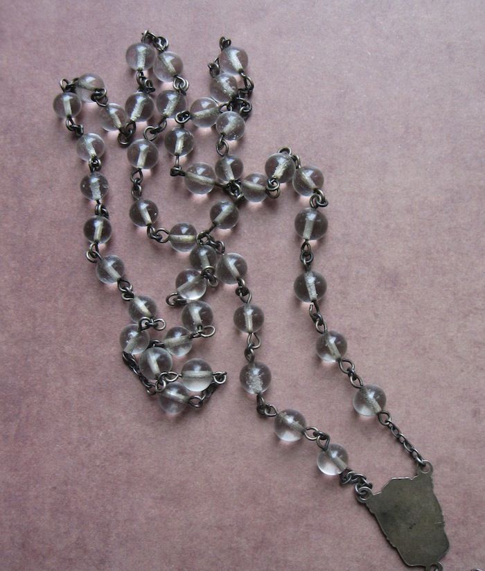 Pools Of Light Rock Crystal Rosary With Sacred Heart Of Jesus Pools Of Light Rock Crystal Rosary With Sacred Heart Of Jesus