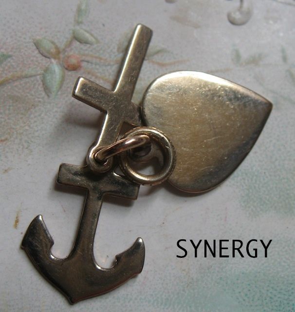 Danecraft Hope, Faith and Charity Charm in Gold Fill Danecraft Hope, Faith and Charity Charm in Gold Fill
