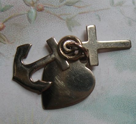Danecraft Hope, Faith and Charity Charm in Gold Fill Danecraft Hope, Faith and Charity Charm in Gold Fill