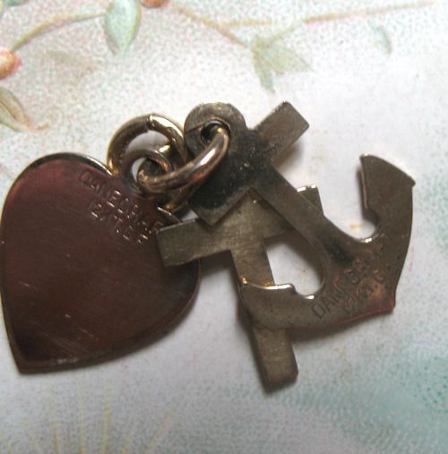 Danecraft Hope, Faith and Charity Charm in Gold Fill Danecraft Hope, Faith and Charity Charm in Gold Fill