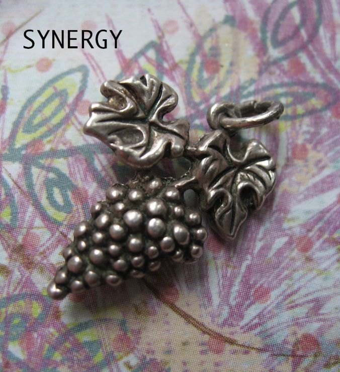 .800 Cluster Of Grapes Charm .800 Cluster Of Grapes Charm