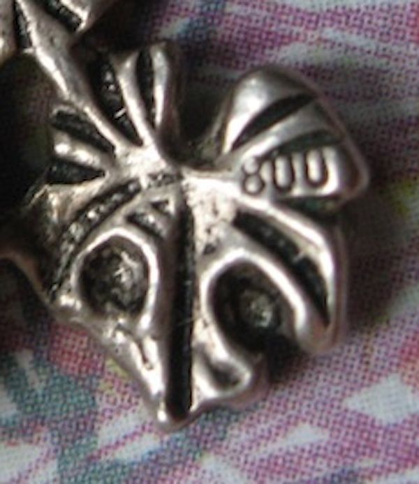 .800 Cluster Of Grapes Charm .800 Cluster Of Grapes Charm