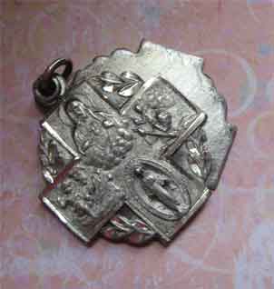 Sterling Four Way Sliding Cruciform Medal by Catamore Sterling Four Way Sliding Cruciform Medal by Catamore