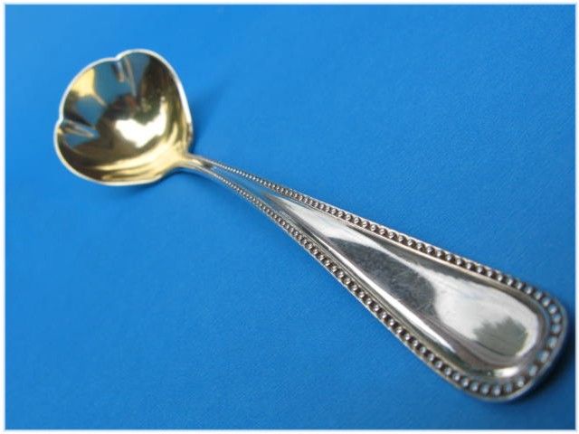 BIRKS Sterling Silver Bead Pattern Small Ladle BIRKS Sterling Silver Bead Pattern Small Ladle