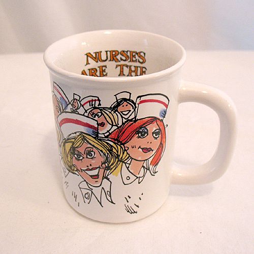 20% OFF Vintage Collectible Nurse Coffee Cup `Nurses Are the Best Medicine'~1981~MINT 20% OFF Vintage Collectible Nurse Coffee Cup `Nurses Are the Best Medicine'~1981~MINT