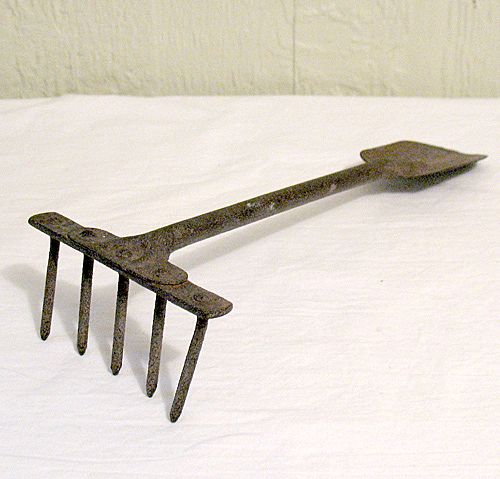 20% Off~Vintage Collectible Combination Toy Metal Rake & Shovel 1930s 20% Off~Vintage Collectible Combination Toy Metal Rake & Shovel 1930s