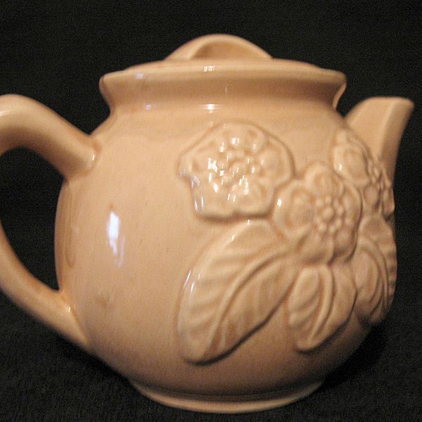 15% OFF Vintage Collectible Embossed Floral Pink T-Pot Marked 5F USA 1930-40s 15% OFF Vintage Collectible Embossed Floral Pink T-Pot Marked 5F USA 1930-40s
