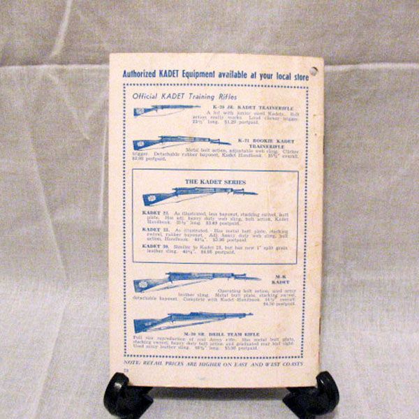 Vintage Collectible Kadets Of America Boy's Handbook 1956 Very Good Condition Vintage Collectible Kadets Of America Boy's Handbook 1956 Very Good Condition