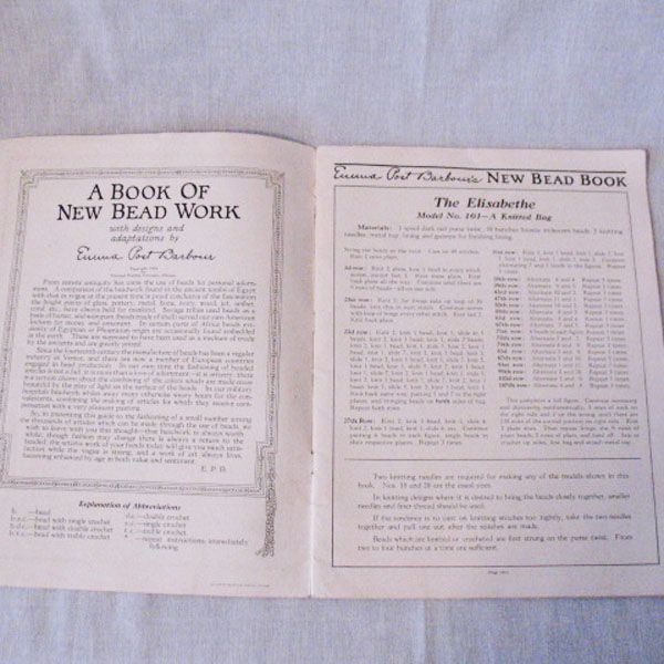20% OFF Vintage New Bead Book by National Trading Co 1924 Very Good Condition 20% OFF Vintage New Bead Book by National Trading Co 1924 Very Good Condition