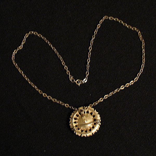 Vintage Heart Signed Avon Brooch 'Sun Brilliants' Necklace Convertible Vintage Heart Signed Avon Brooch 'Sun Brilliants' Necklace Convertible