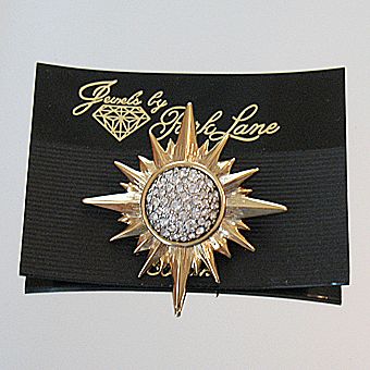 Breathtaking Vintage Jewels by Park Lane Pava Rhinestone Star Burst Brooch Pin~Original Packaging Breathtaking Vintage Jewels by Park Lane Pava Rhinestone Star Burst Brooch Pin~Original Packaging