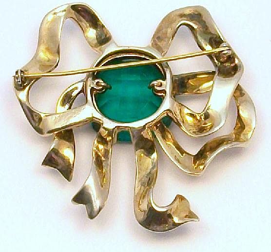 Spectacular EISENBERG 1940's Bow Pin - Huge! Spectacular EISENBERG 1940's Bow Pin - Huge!