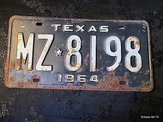 1964 Texas License Plate Collector/Birthday/Decor 1964 Texas License Plate Collector/Birthday/Decor