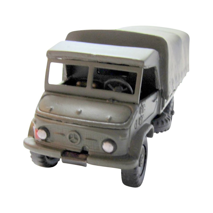 Dinky toys mercedes benz unimog #4