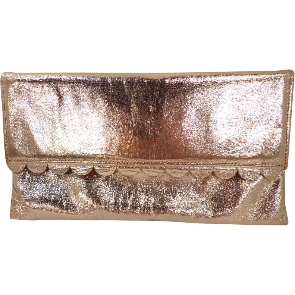 Vintage Silver Lame Leather Clutch Purse By Jane Shilton Vintage Silver Lame Leather Clutch Purse By Jane Shilton