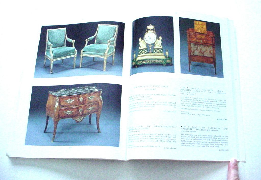 French & Continental Furniture, Objects of Arts & Carpets, Including Collection of Jean Vanderbilt Christie's Auction Catalog French & Continental Furniture, Objects of Arts & Carpets, Including Collection of Jean Vanderbilt Christie's Auction Catalog