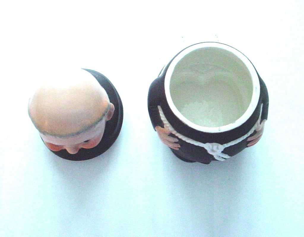 Goebel Friar Tuck Covered Sugar Bowl Goebel Friar Tuck Covered Sugar Bowl