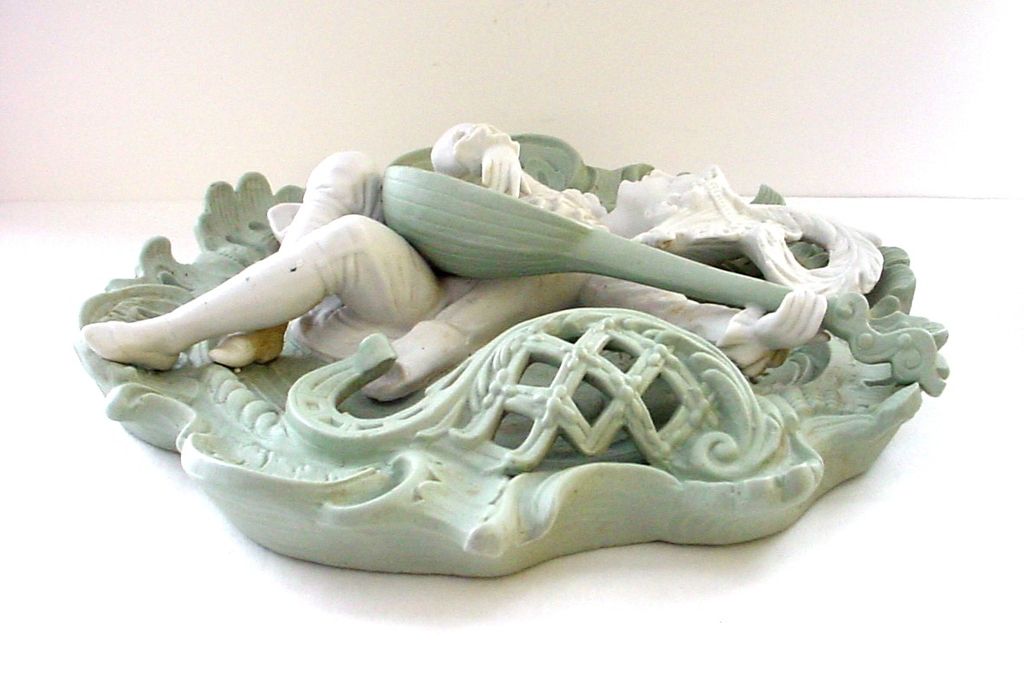 Very Large Jasperware Plaque of Mandolin Player - Extremely 3D Very Large Jasperware Plaque of Mandolin Player - Extremely 3D