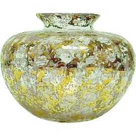 Block France Art Glass Vase Block France Art Glass Vase