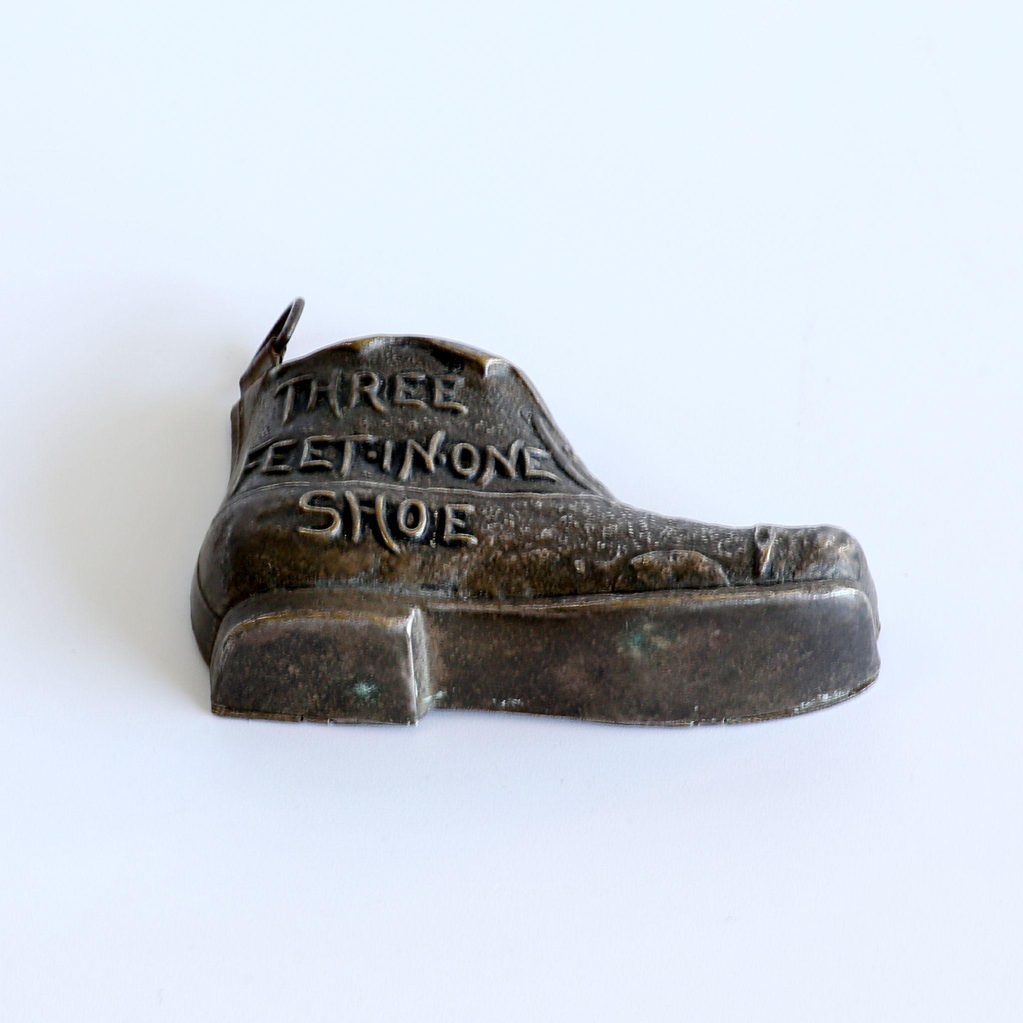 Rare Vintage Victorian Figural Shoe Tape Measure Rare Vintage Victorian Figural Shoe Tape Measure