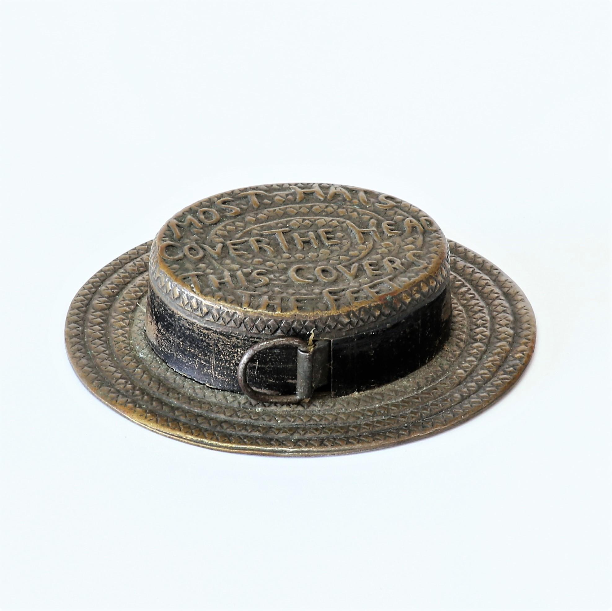 Unique Vintage Victorian Straw Hat Tape Measure Unique Vintage Victorian Straw Hat Tape Measure