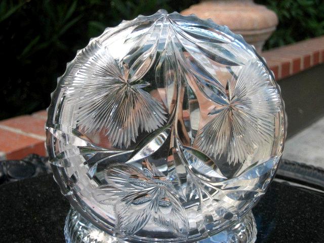 Circa 1900 Pairpoint American Brilliant Cut Glass Dresser Box Circa 1900 Pairpoint American Brilliant Cut Glass Dresser Box