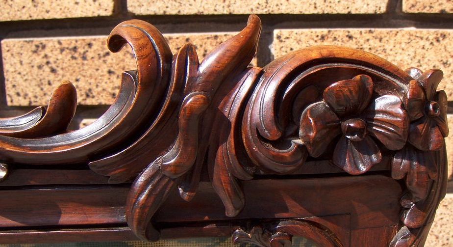 Magnificent Antique Victorian Rosewood Crewel Fire Screen Magnificent Antique Victorian Rosewood Crewel Fire Screen