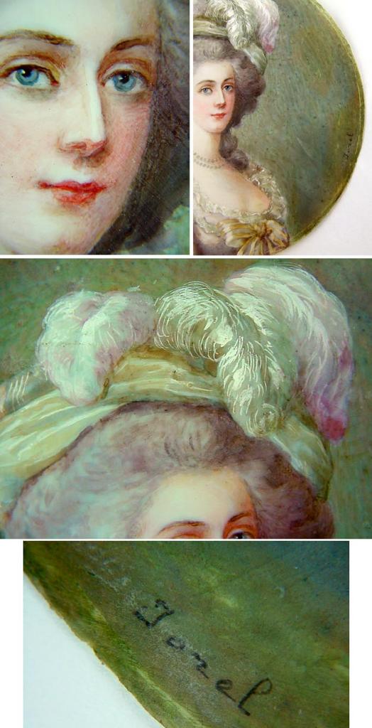 Rare Antique 19c Miniature Ivory Portrait & Porcelain Plaque Gilt Bronze Jewelry Casket / Box Rare Antique 19c Miniature Ivory Portrait & Porcelain Plaque Gilt Bronze Jewelry Casket / Box