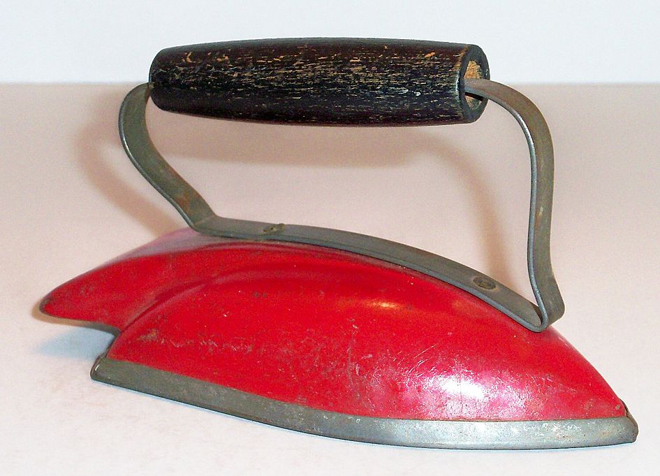 Vintage Toy Laundry Clothspins, Washboard & Iron Vintage Toy Laundry Clothspins, Washboard & Iron