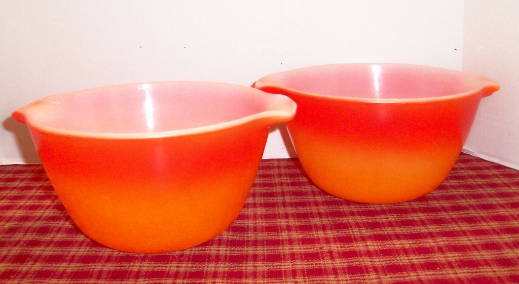 Anchor Hocking: Fire King Red Poppy 7 1/4" Rd Cinderella Style Bowl - Marked Anchor Hocking: Fire King Red Poppy 7 1/4" Rd Cinderella Style Bowl - Marked