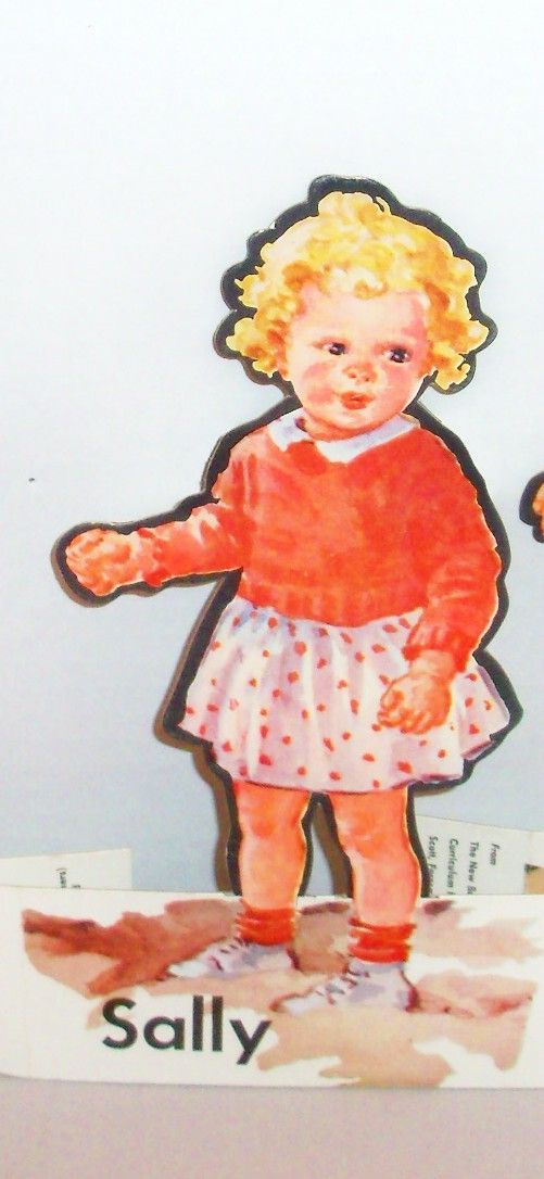 The New Basic Readers: 1960s Dick, Jane & Friends Cardboard Teacher's Tools - Marked The New Basic Readers: 1960s Dick, Jane & Friends Cardboard Teacher's Tools - Marked